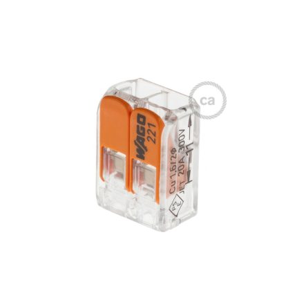 2-pole transparent universal connector