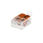 2-pole transparent universal connector