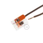 2-pole transparent universal connector