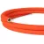 Creative-Tube flexible cable, single-color Fluo Orange RF15 fabric cover, diameter 20 mm