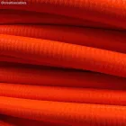 Creative-Tube flexible cable, single-color Fluo Orange RF15 fabric cover, diameter 20 mm
