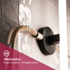 Creative-Tube flexible cable, Rayon Jute RN06 fabric cover, diameter 20 mm