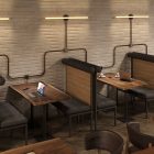 Creative-Tube flexible cable, Rayon ZigZag Gold and Black RZ24 fabric cover, diameter 20 mm