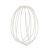  Multicolored Cablò Lampshade 100 cm White