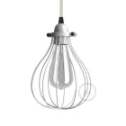 Bare bulb cover metal lampshade Drop-shaped, with adjustable collar