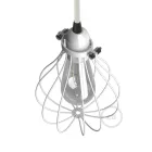 Bare bulb cover metal lampshade Drop-shaped, with adjustable collar