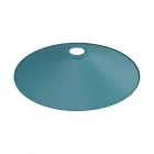 Swing enameled metal lampshade with E27 socket