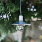 Swing enameled metal lampshade with E27 socket