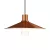 Swing enameled metal lampshade with E27 socket