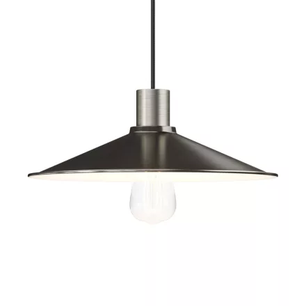 Swing enameled metal lampshade with E27 socket