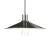 Swing enameled metal lampshade with E27 socket