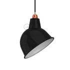 Broadway lampshade made of polished metal, with E27 socket