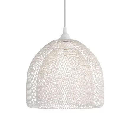 Bare bulb cage metal lampshade Ghostbell XL with E27 socket