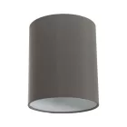 Cylindrical fabric lampshade with E27 socket - 100% Italian-made