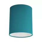 Cylindrical fabric lampshade with E27 socket - 100% Italian-made