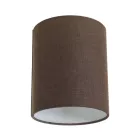 Cylindrical fabric lampshade with E27 socket - 100% Italian-made