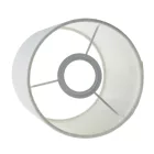 Cylindrical fabric lampshade with E27 socket - 100% Italian-made