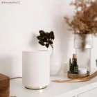 Cylindrical fabric lampshade with E27 socket - 100% Italian-made