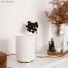Cylindrical fabric lampshade with E27 socket - 100% Italian-made