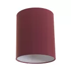 Cylindrical fabric lampshade with E27 socket - 100% Italian-made