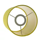Cylindrical fabric lampshade with E27 socket - 100% Italian-made