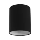 Cylindrical fabric lampshade with E27 socket - 100% Italian-made