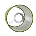 Cylindrical fabric lampshade with E27 socket - 100% Italian-made