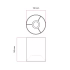 Cylindrical fabric lampshade with E27 socket - 100% Italian-made