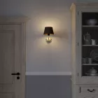 Impero fabric lampshade with E27 socket for table or wall lamps - Made in Italy