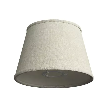Impero fabric lampshade with E27 socket for table or wall lamps - Made in Italy