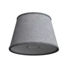 Impero fabric lampshade with E27 socket for table or wall lamps - Made in Italy