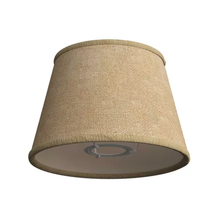 Impero fabric lampshade with E27 socket for table or wall lamps - Made in Italy