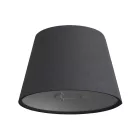 Impero fabric lampshade with E27 socket for table or wall lamps - Made in Italy