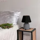 Impero fabric lampshade with E27 socket for table or wall lamps - Made in Italy