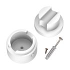 Wooden wall guide for string lights and Filé system. Made in Italy