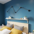 Wooden wall guide for string lights and Filé system. Made in Italy