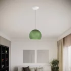Dome lampshade made of thread - 100% handmade
