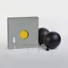  SPHERE LAMP SHADE MADE OF WOVEN FABRIC - 100% HANDMADE MUSTARD POLYESTER