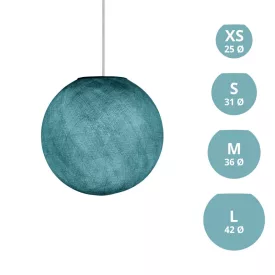    SPHERE LAMP SHADE MADE OF FIBERGLASS - 100% HANDMADE POLYESTER