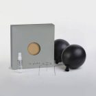 SPHERE LAMP SHADE MADE OF WOVEN FABRIC - 100% HANDMADE SAND POLYESTER