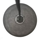  Handmade threaded Sphere Light lampshade anthracite gray polyester