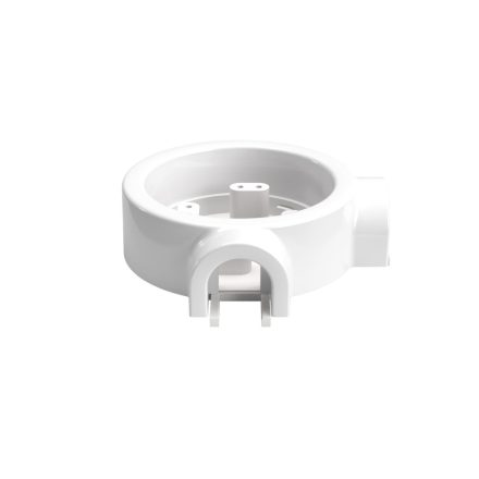 Porcelain base for electrical socket and switch/diverter, compatible with Creative-Tubes products – 1 to 4 outputs