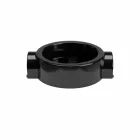 Porcelain base for electrical socket and switch/diverter, compatible with Creative-Tubes products – 1 to 4 outputs