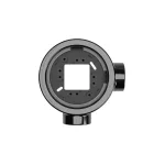 Porcelain base for electrical socket and switch/diverter, compatible with Creative-Tubes products – 1 to 4 outputs