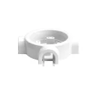 Porcelain base for electrical socket and switch/diverter, compatible with Creative-Tubes products – 1 to 4 outputs