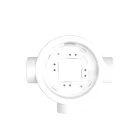 Porcelain base for electrical socket and switch/diverter, compatible with Creative-Tubes products – 1 to 4 outputs