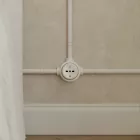 Porcelain base for electrical socket and switch/diverter, compatible with Creative-Tubes products – 1 to 4 outputs