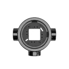 Porcelain base for electrical socket and switch/diverter, compatible with Creative-Tubes products – 1 to 4 outputs