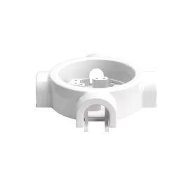   Porcelain base for electrical socket and switch/diverter, compatible with Creative-Tubes products – 1 to 4 outputs