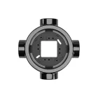 Porcelain base for electrical socket and switch/diverter, compatible with Creative-Tubes products – 1 to 4 outputs